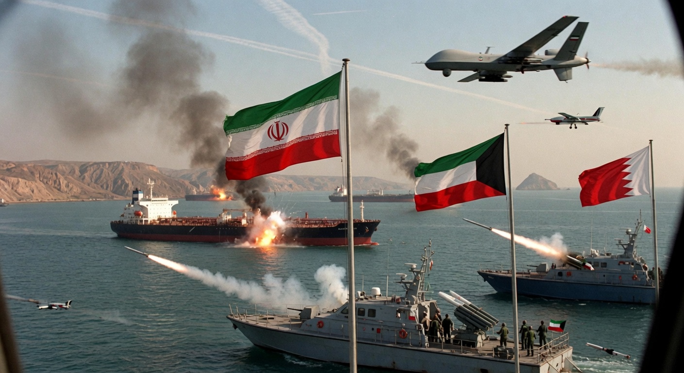 Iran War Hostilities Flare with Attacks on Gulf Targets, Oil Prices Surge