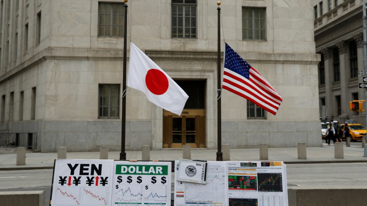 Japan Conducts Yen-Buying Intervention