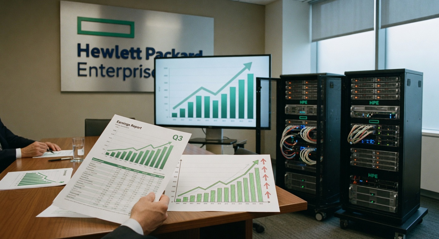 Hewlett Packard Enterprise Shares Soar on Blowout AI Earnings