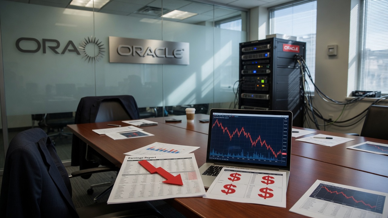 Oracle Beats Earnings but Shares Tumble on Capital Raise