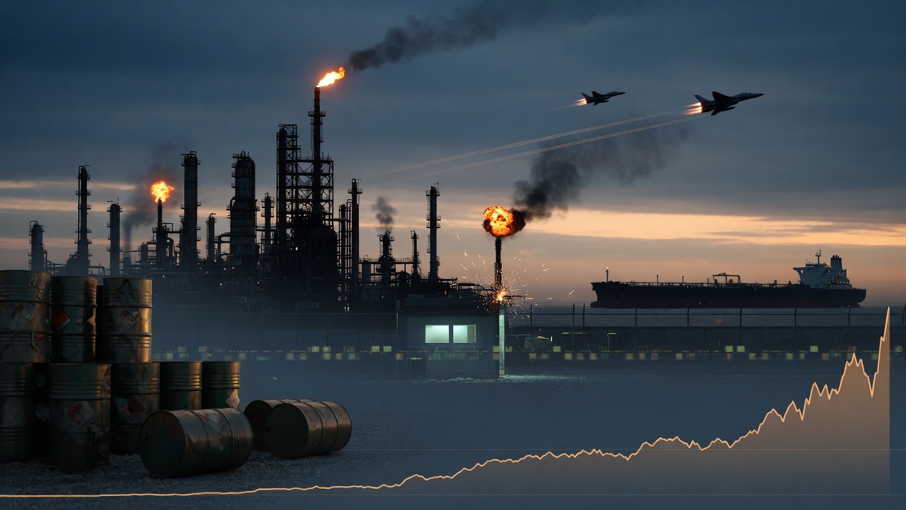 Oil prices surge 7% on Israel-Iran air strikes