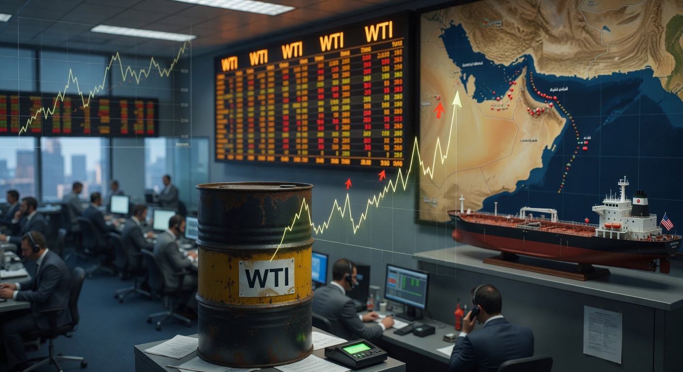 Oil Surges on Middle East Tensions Weighing on Markets