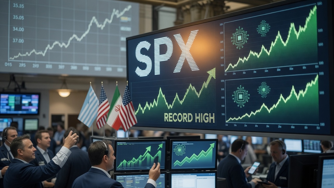 U.S. Indices Hit Fresh Records on AI Earnings and Iran Diplomacy Hopes