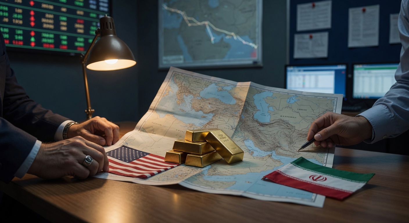 Gold steadies on US-Iran talks uncertainty and regional tensions