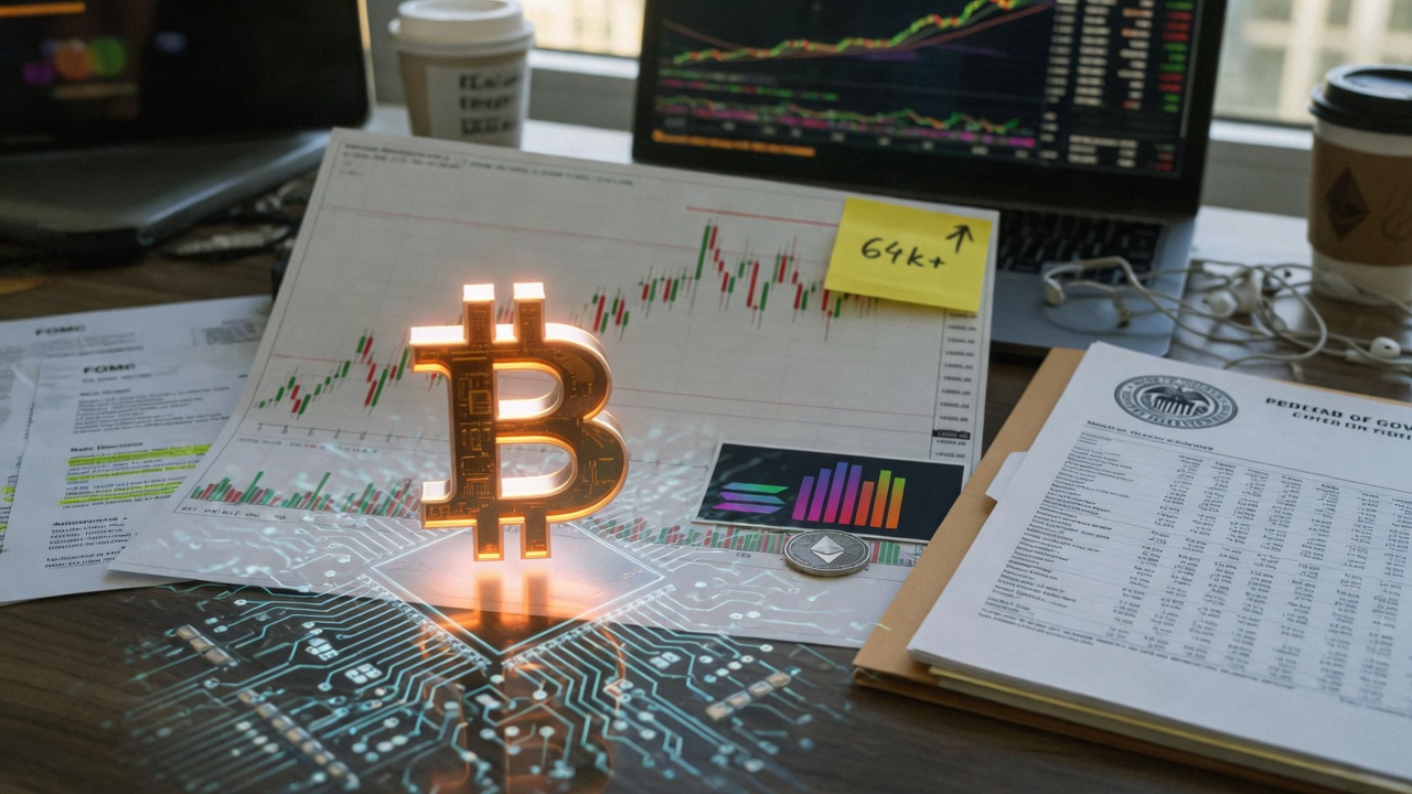 Bitcoin Steadies Above $64,000 Ahead of Fed Rate Decision