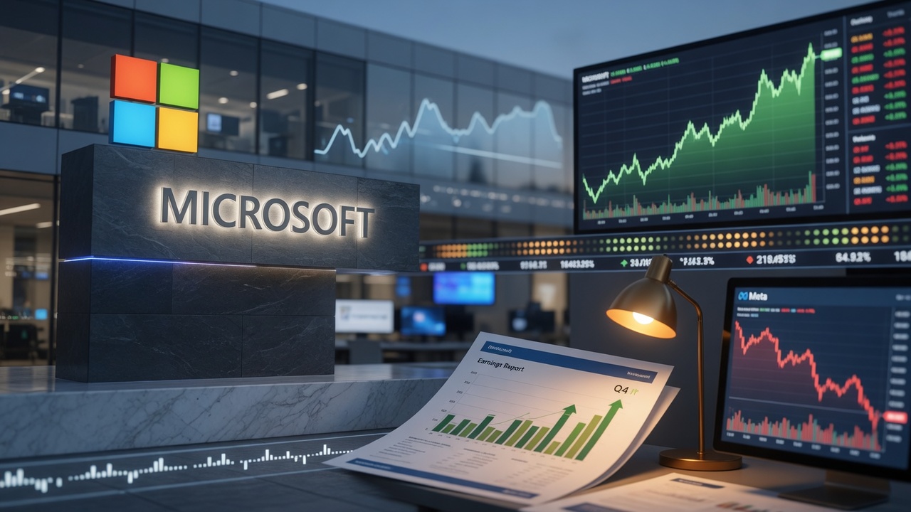 Major US Indices Rally on Tech Earnings; Meta Misses