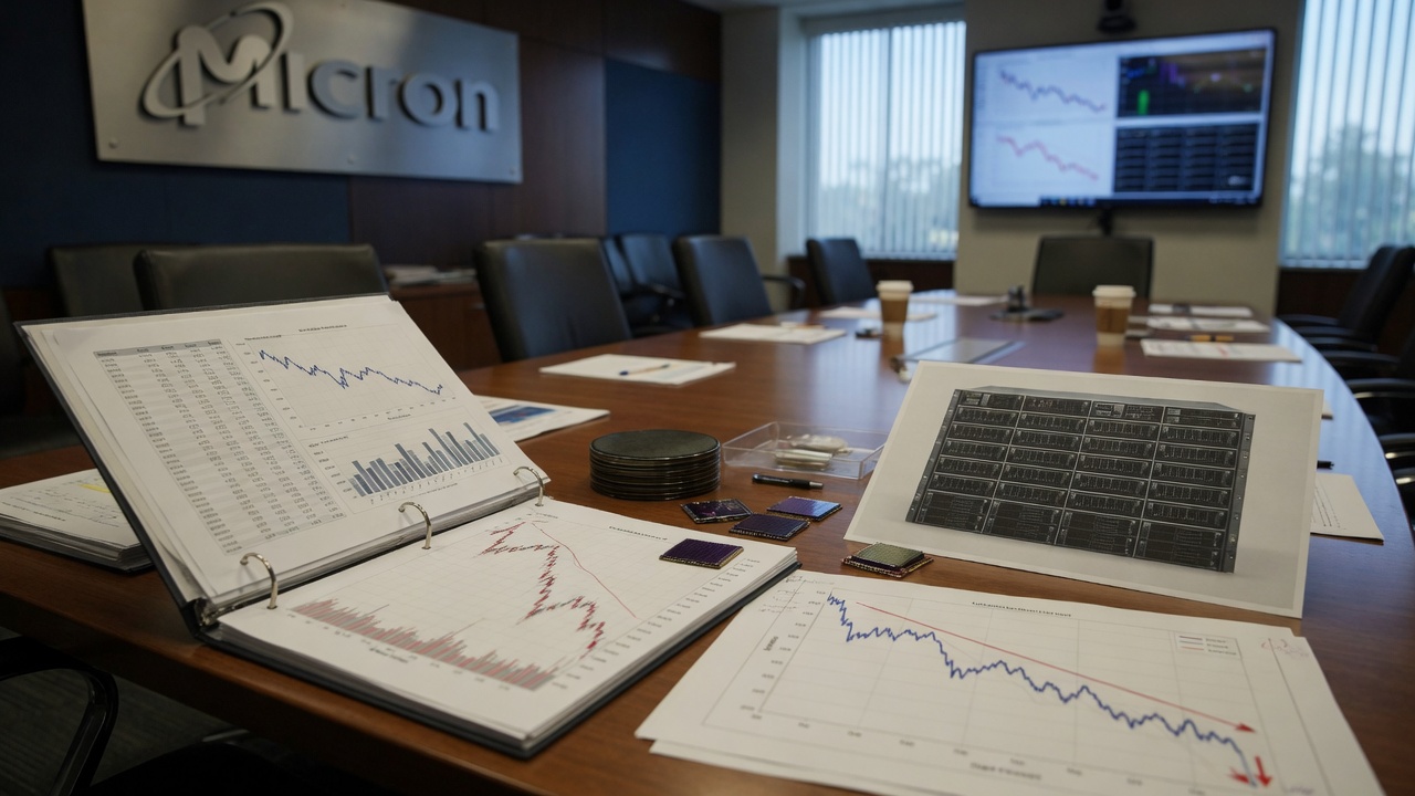 Micron Reports Earnings Amid AI Stock Selloff