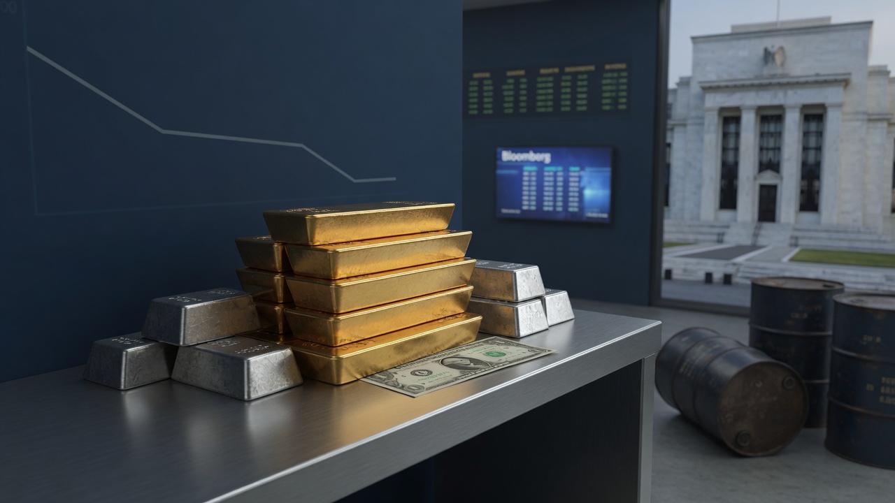 Gold and Silver Slip on Hawkish Fed Signals and Lower Oil Prices
