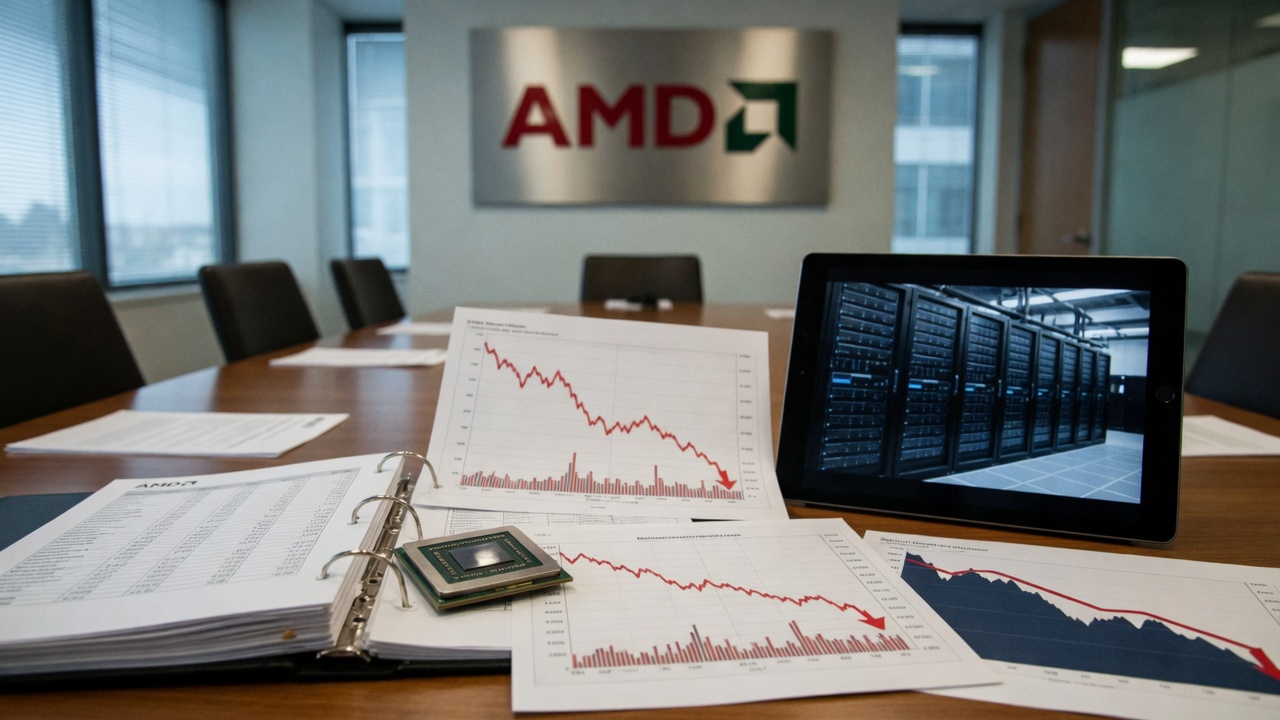 AMD Reports Record Revenue but Shares Drop 9% on Guidance Concerns