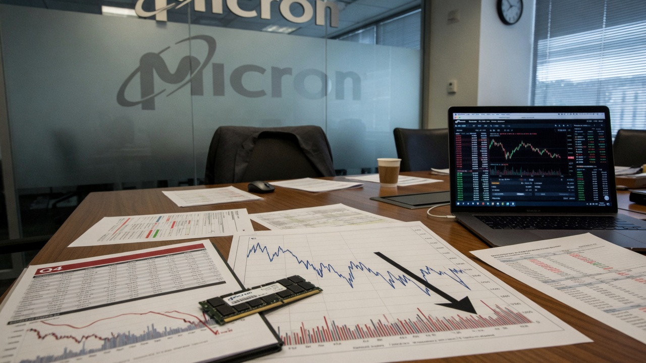 Micron Shares Drop Nearly 10% Ahead of Earnings