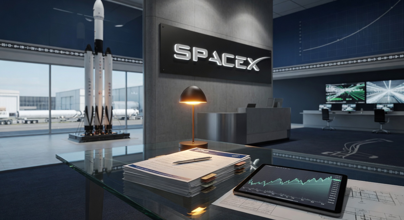 SpaceX Files for Blockbuster IPO