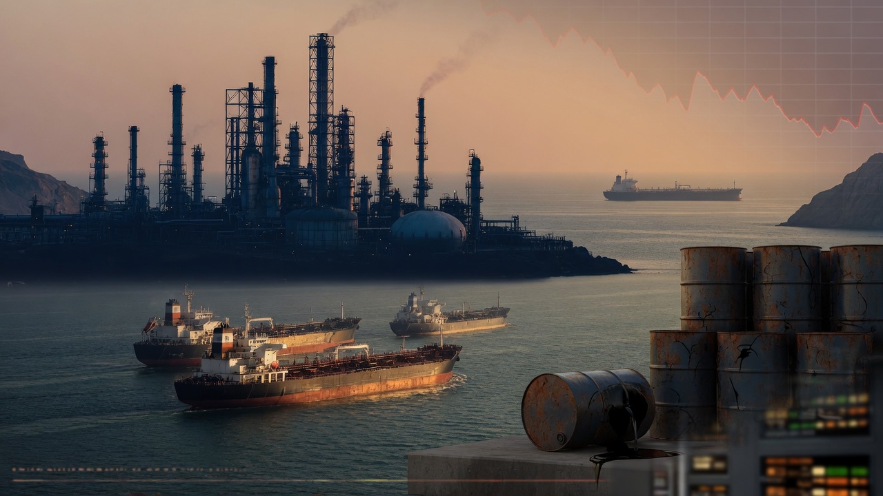 Oil Prices Plunge as Tankers Resume Flows Through Strait of Hormuz