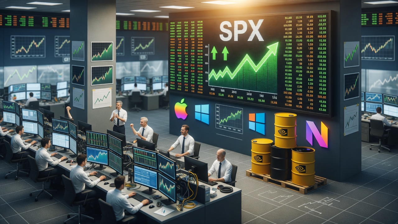 Major Indices Post Strong Gains Amid Shifting Geopolitical and Commodity Dynamics