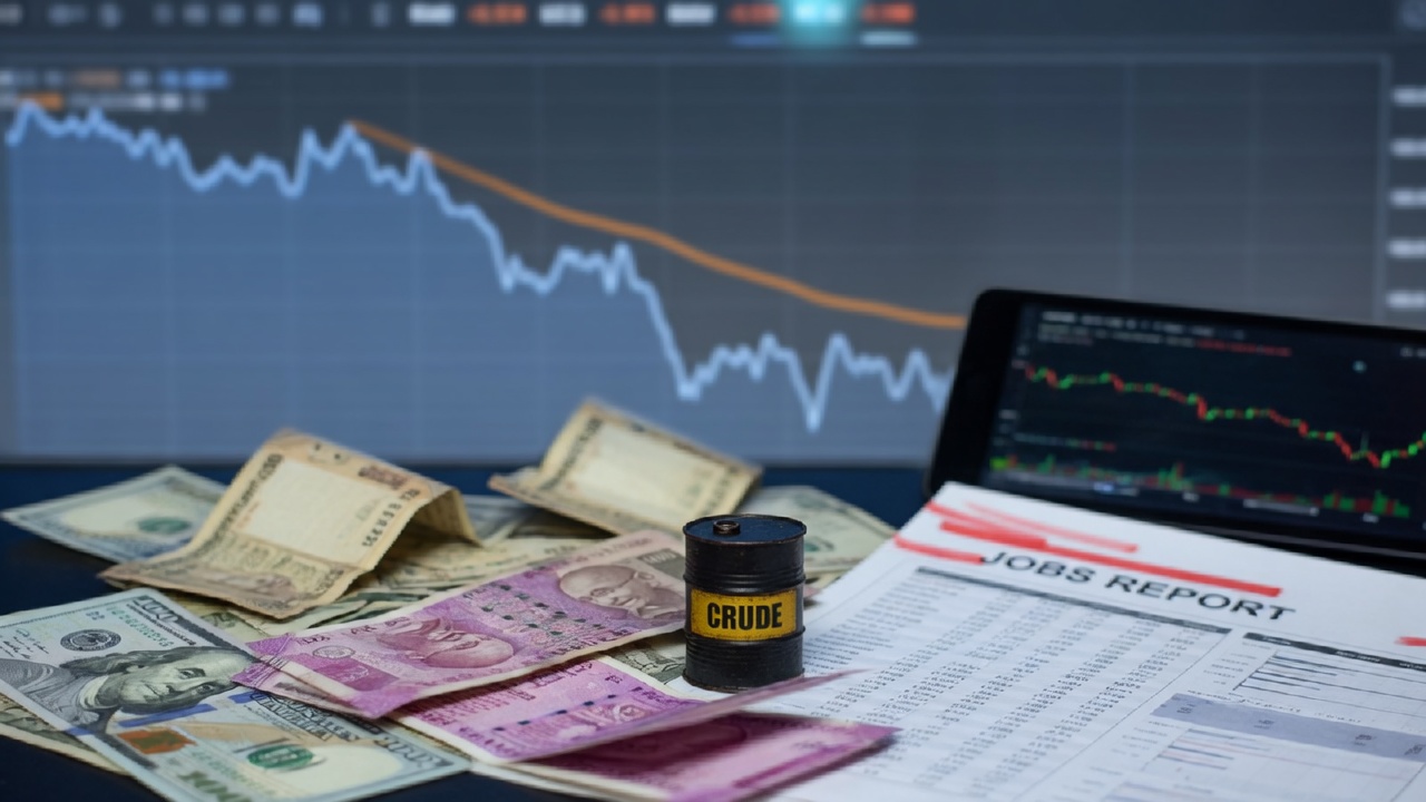 Indian Rupee Faces Pressure from Oil Risks Ahead of US Jobs Data
