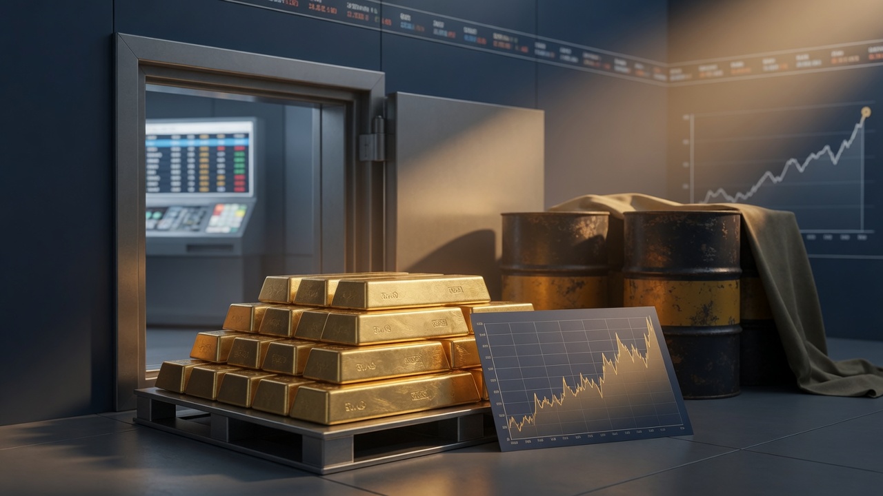 Gold rises as oil supply concerns escalate