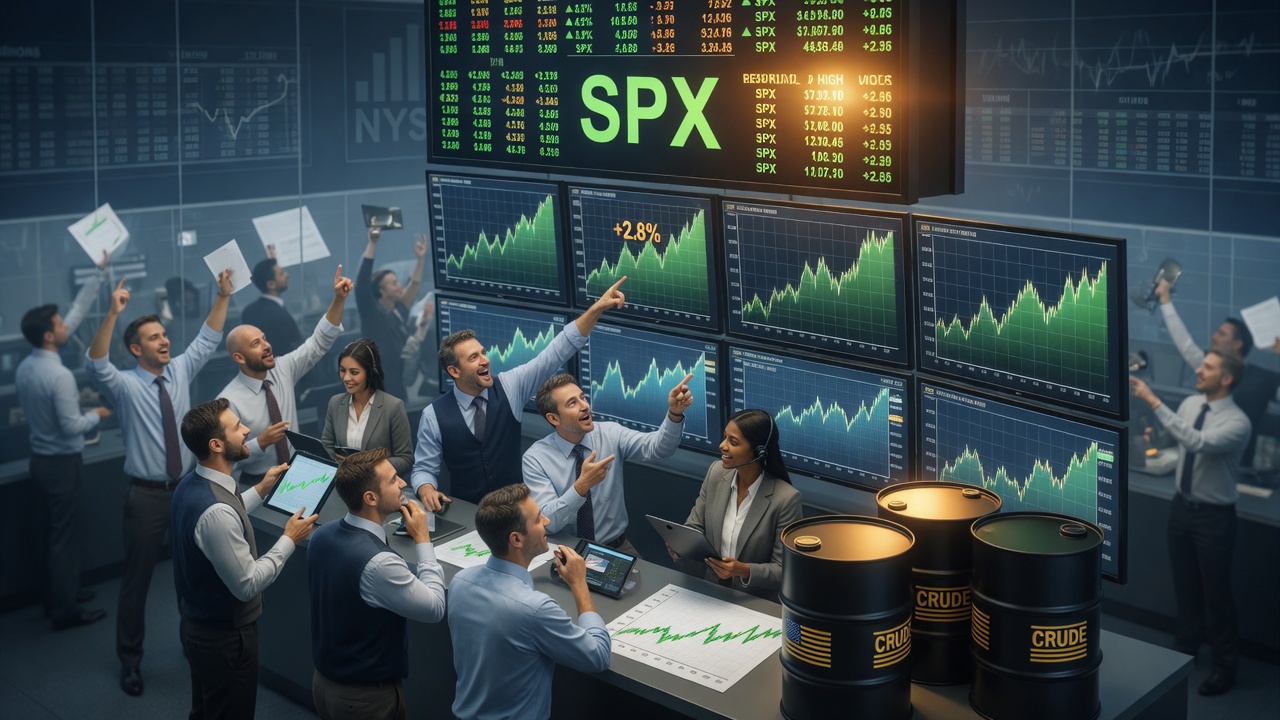 U.S. Major Indices Hit Fresh Records on Earnings Optimism and Oil Relief