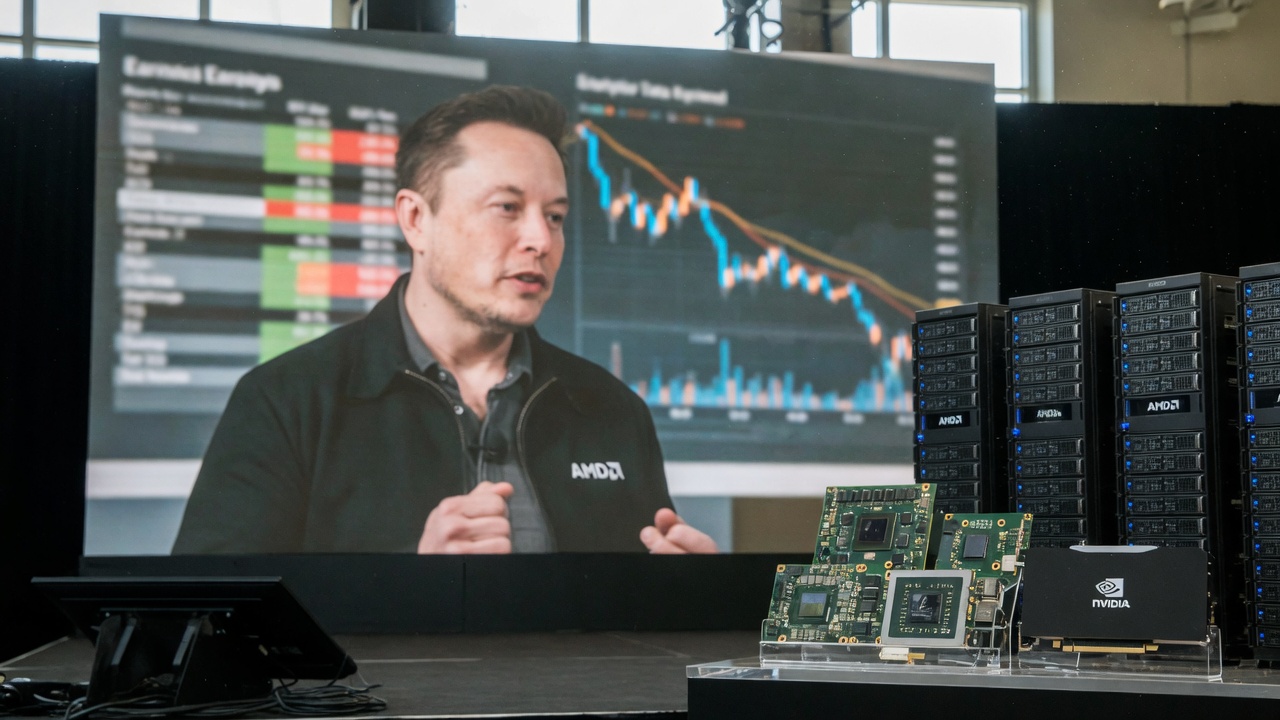 AMD Q2 Earnings Beat but Stock Slumps on Musk's Nvidia Commitment for SpaceX