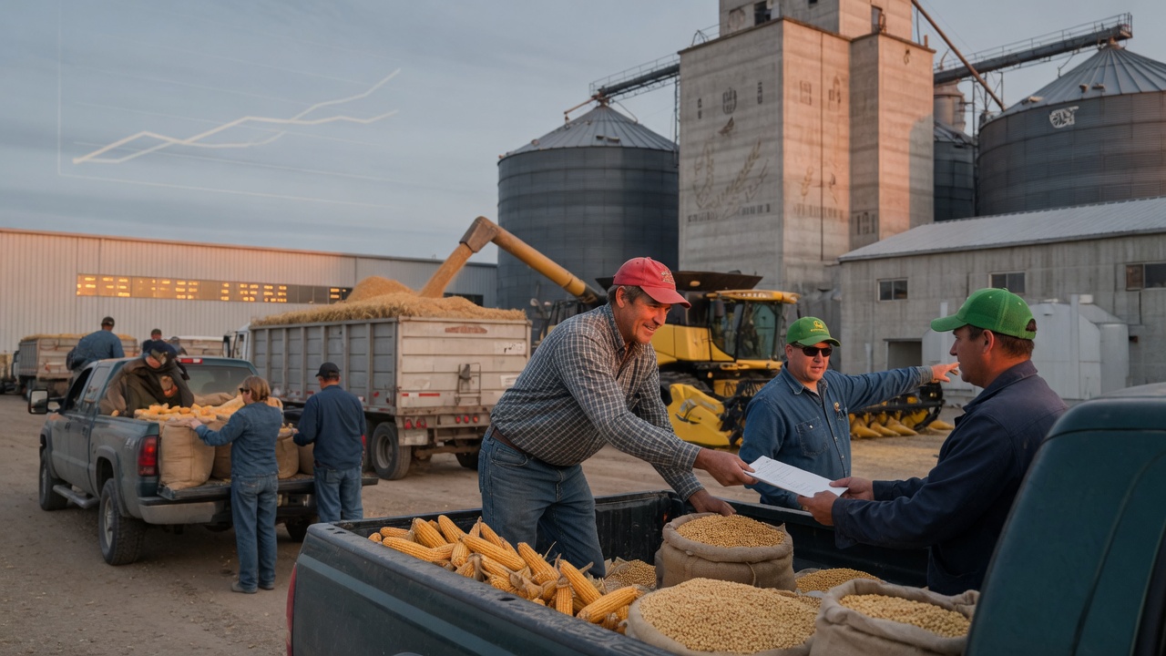 US Farmers Rush to Sell Crops as Iran War Fuels Rally