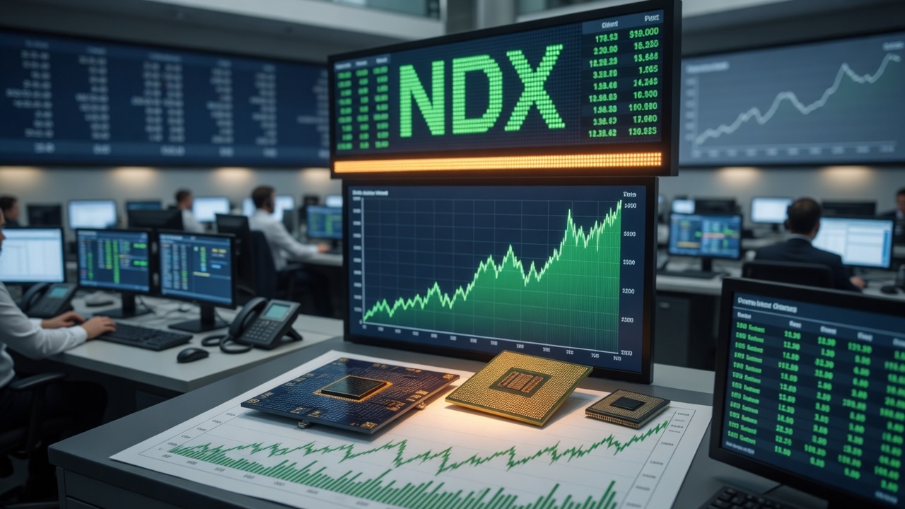 Nasdaq Composite Outperforms on Semiconductor Recovery