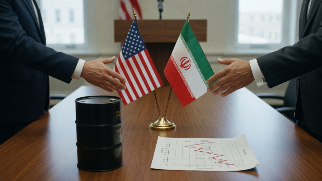 Oil Prices Fall Sharply on Hopes of US-Iran Peace Deal