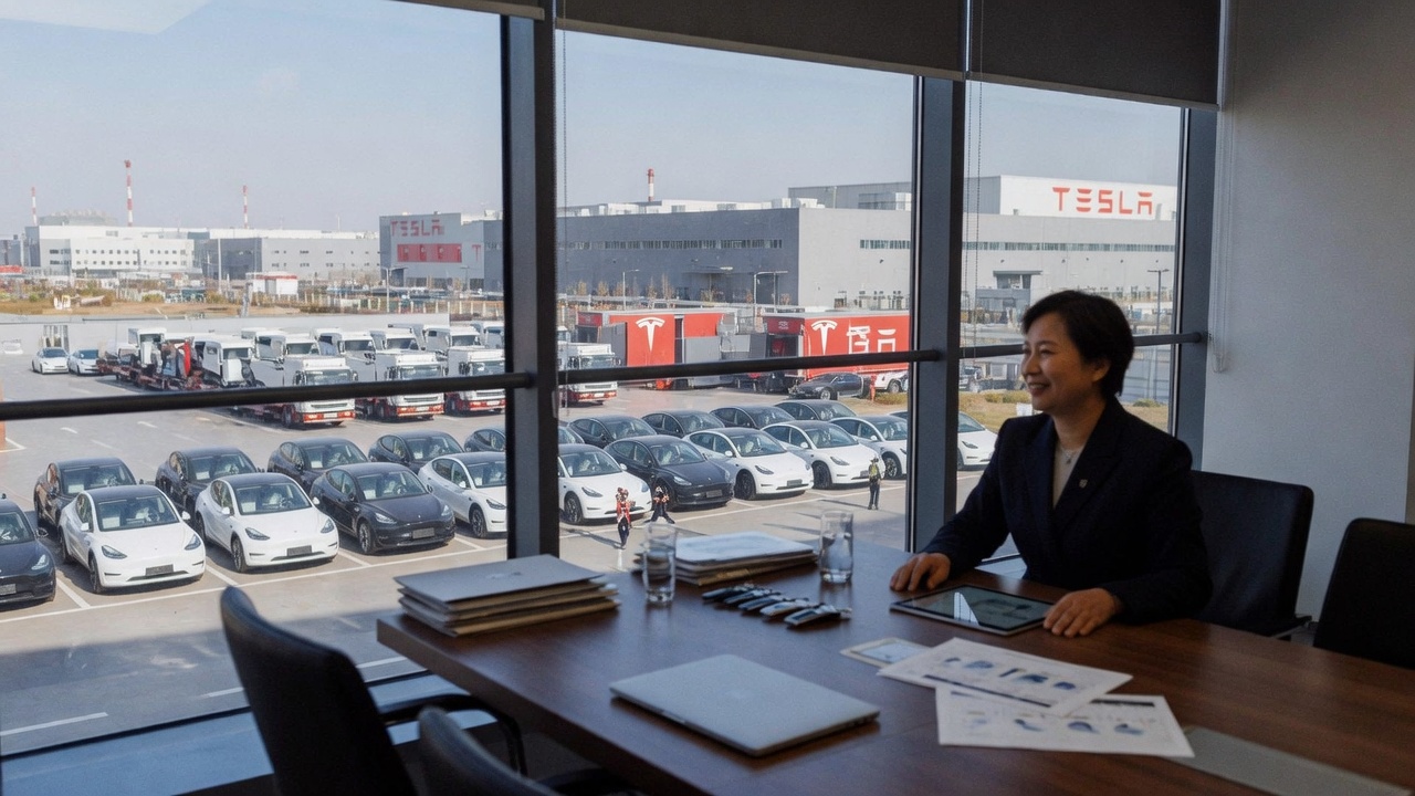 Tesla China-Made EV Sales Rise 24.4% YoY in June