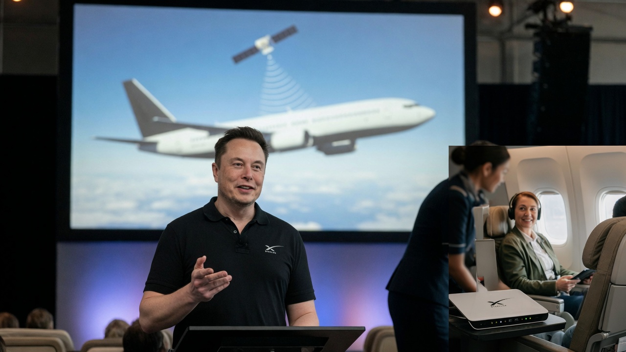 Airlines Rush to Upgrade In-Flight Wi-Fi with Starlink Leading Amazon