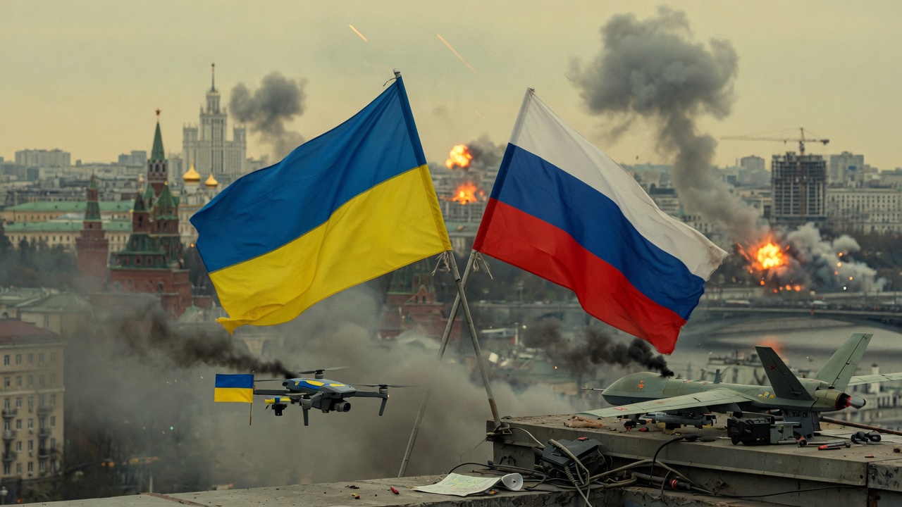 Ukraine Drone Strikes Hit Moscow as Russia-Ukraine War Escalates