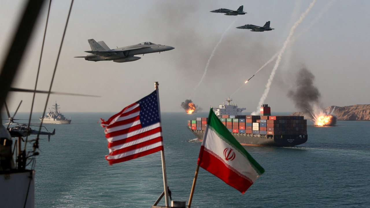 US Launches Airstrikes on Iran After Hormuz Attacks