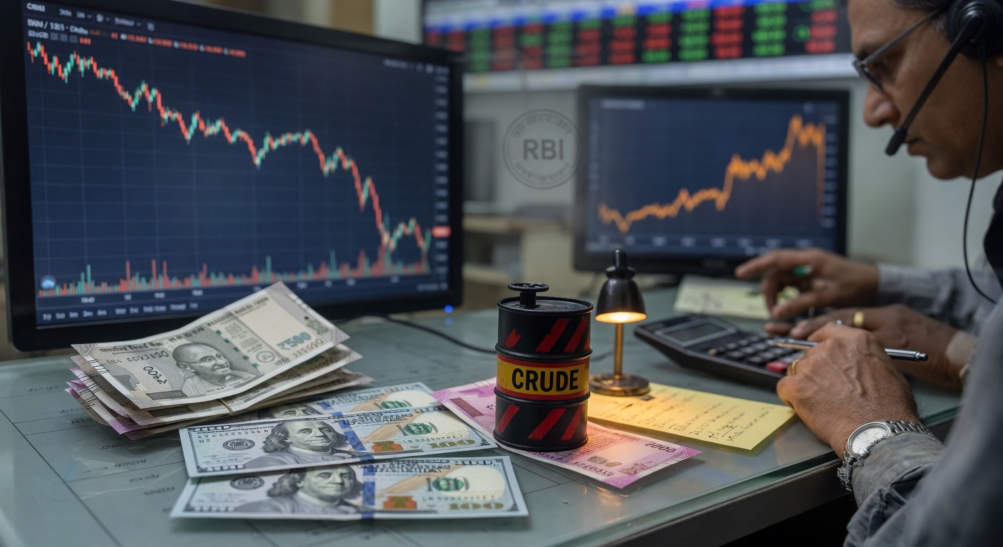 Indian Rupee Hits Lows Amid Energy Crisis and RBI Intervention Watch