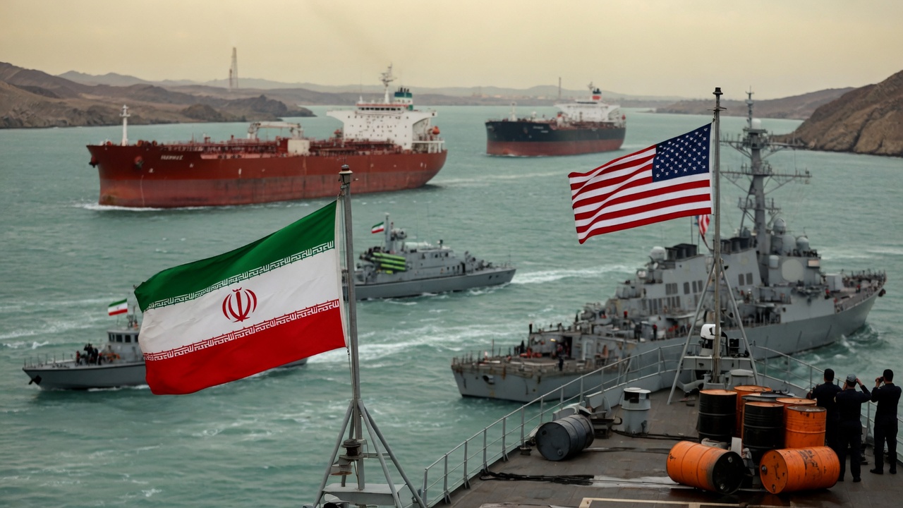 Iran Says It Stops Ships in Hormuz, Lifting Oil Prices