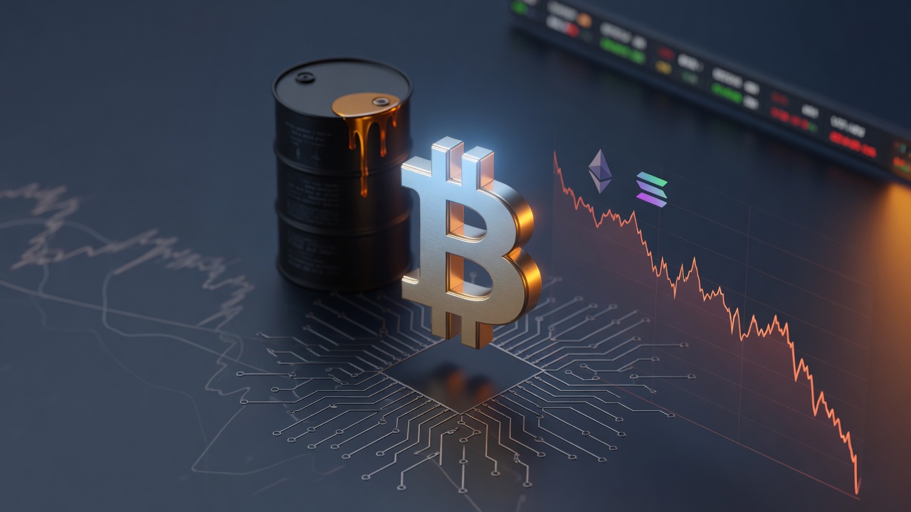 Bitcoin Retreats from One-Month High as Oil Tops $85