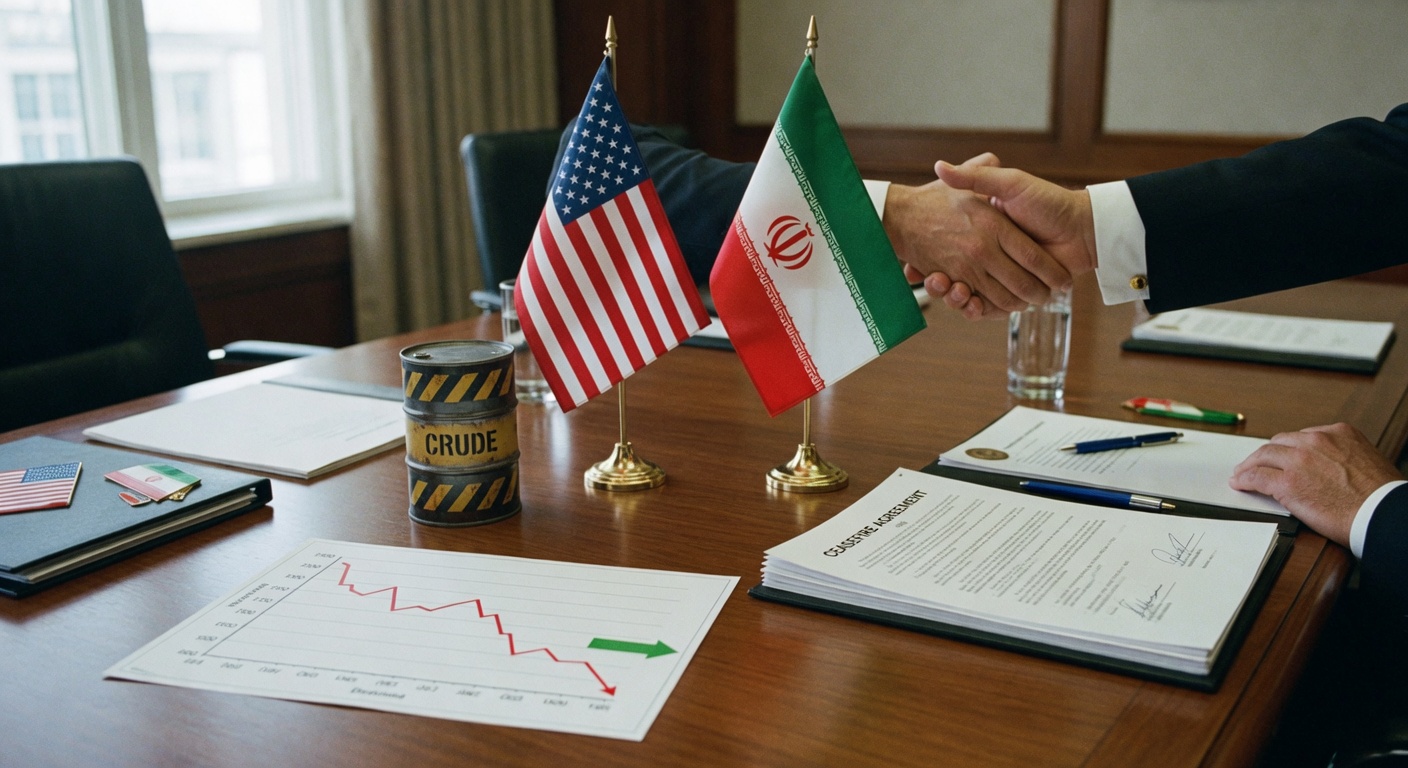 Oil Falls on Hopes for US-Iran Ceasefire Agreement