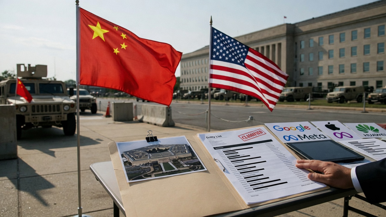 China protests US Pentagon blacklisting of tech firms