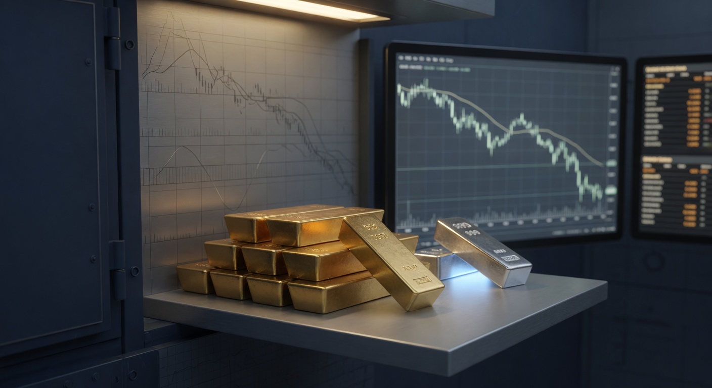 Gold and silver consolidate lower after recent highs