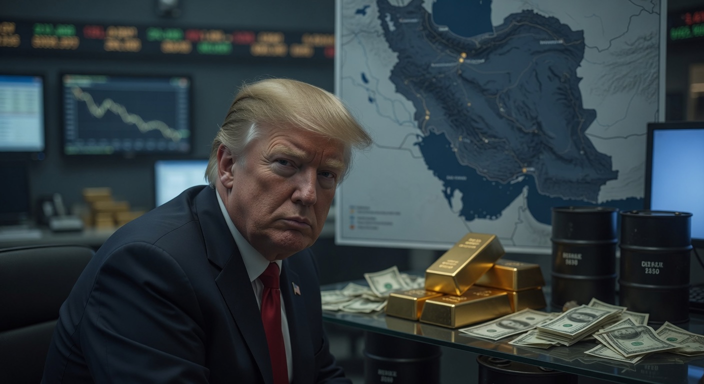 Gold Slips as Oil Rises and Dollar Strengthens Amid Iran Deal Uncertainty