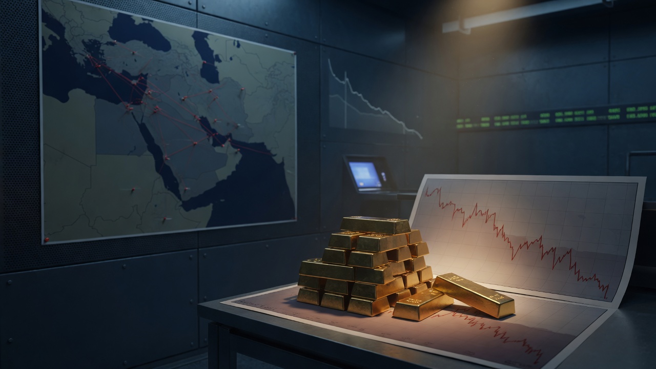 Gold Faces Pressure from Middle East Tensions and Rate Hike Bets