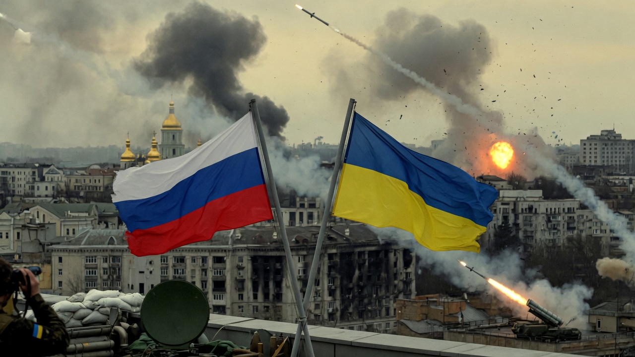 Russian missile strikes kill eight in Kyiv amid Ukraine conflict
