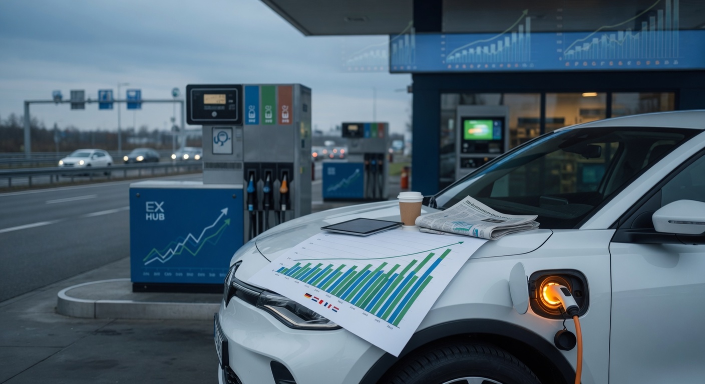 Europe EV Sales Surge 34% in April on High Fuel Prices