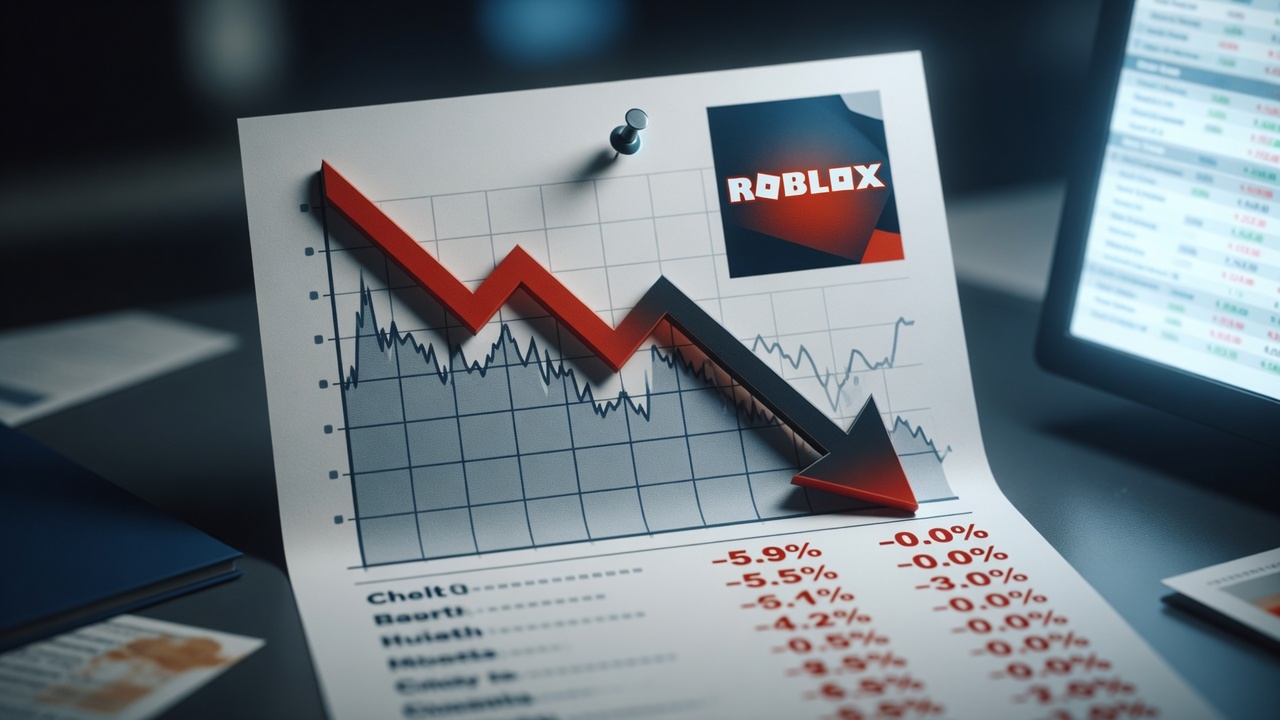 Roblox Shares Plunge on In-App Spending Forecast Cut