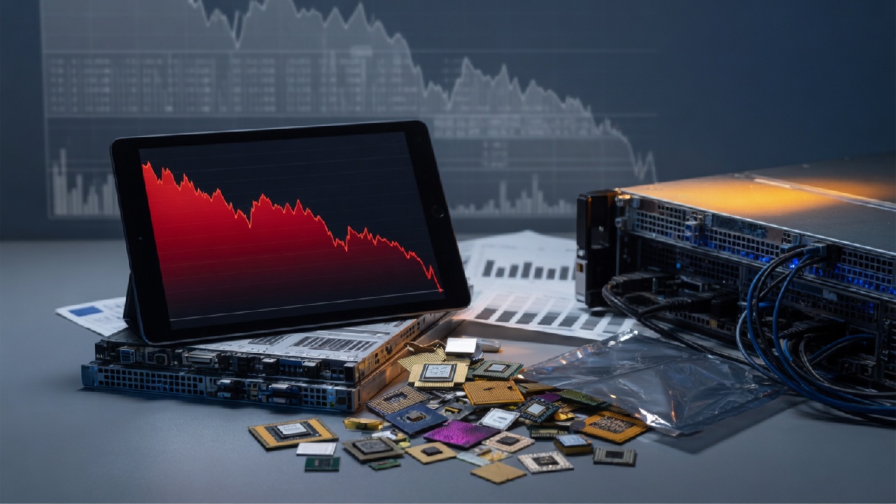 Chip Stocks Sink Amid Concerns Over Rising AI Infrastructure Costs