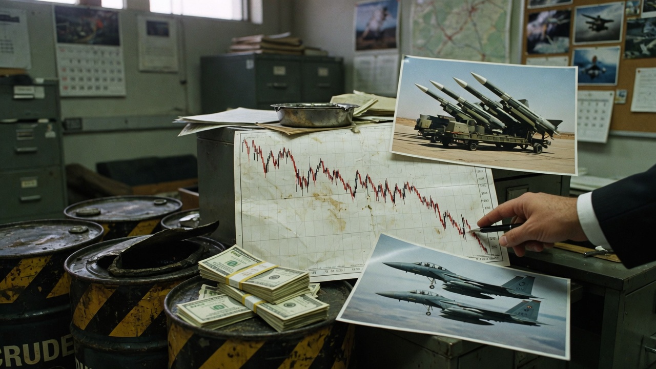 Iran Conflict Drives Oil Higher, Defense Stocks Up, Equities Mixed