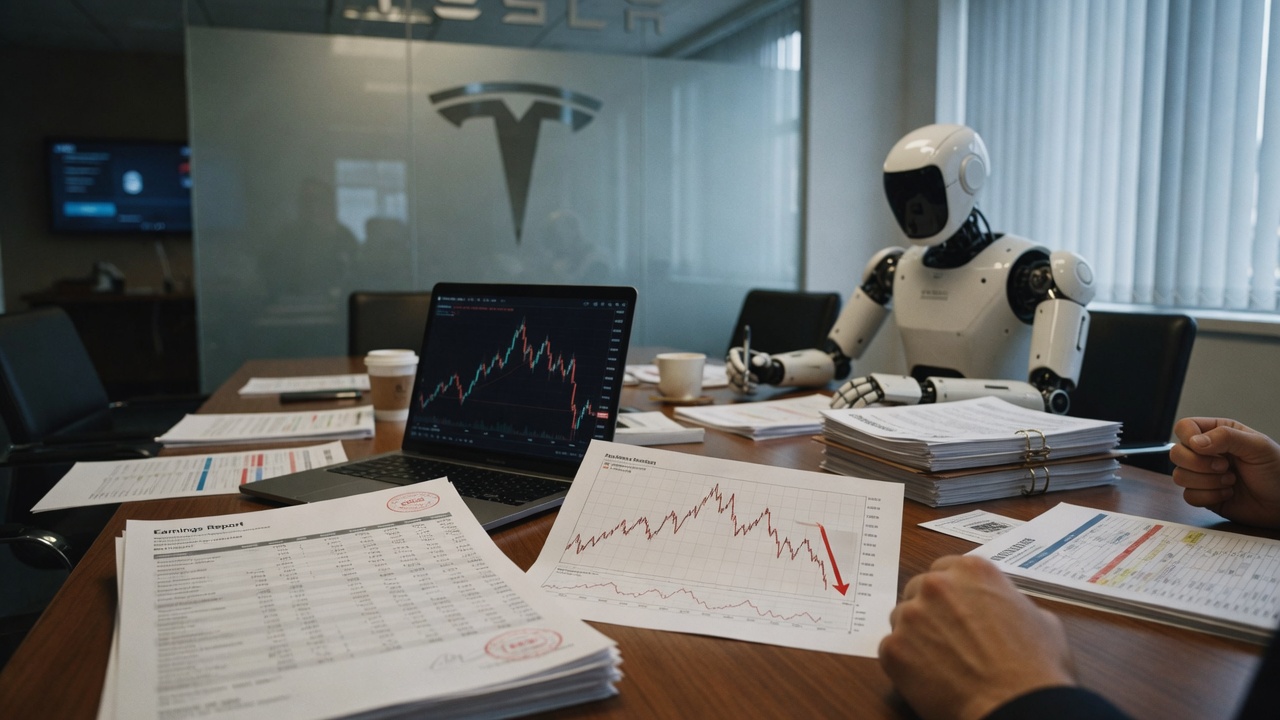 Tesla Q2 Earnings Miss Triggers 14-15% Stock Plunge