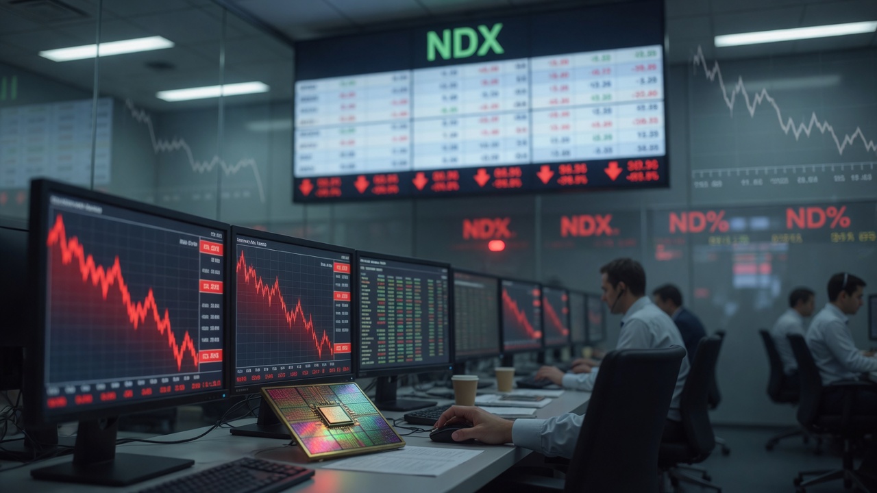 Tech sell-off weighs on Nasdaq and S&P 500 despite Dow records