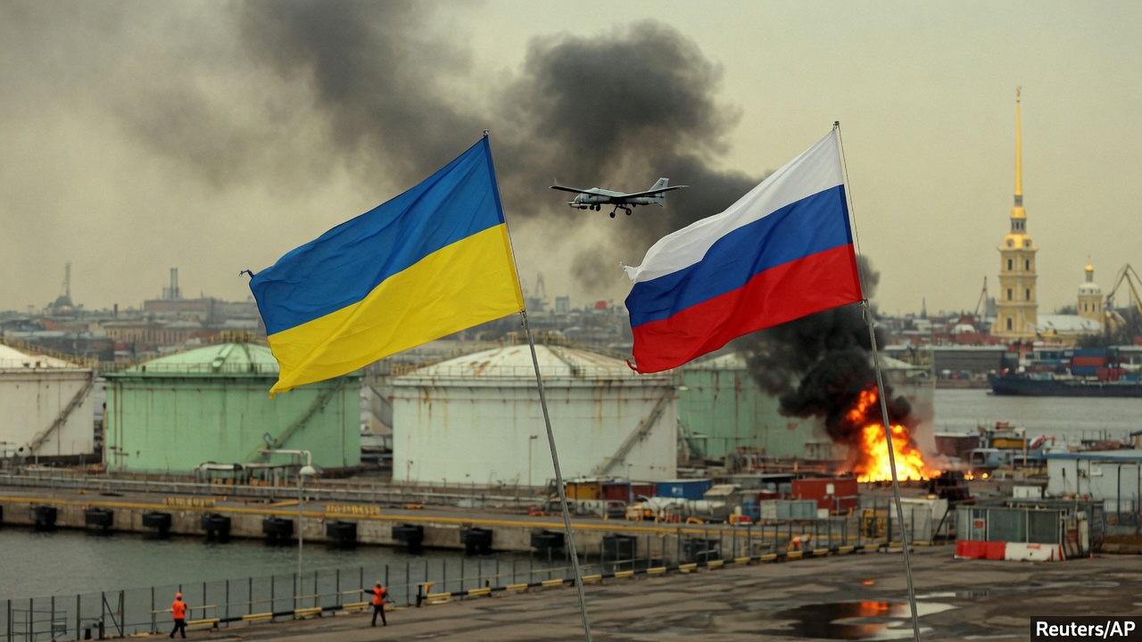 Ukrainian Drone Attack Hits St. Petersburg Oil Terminal
