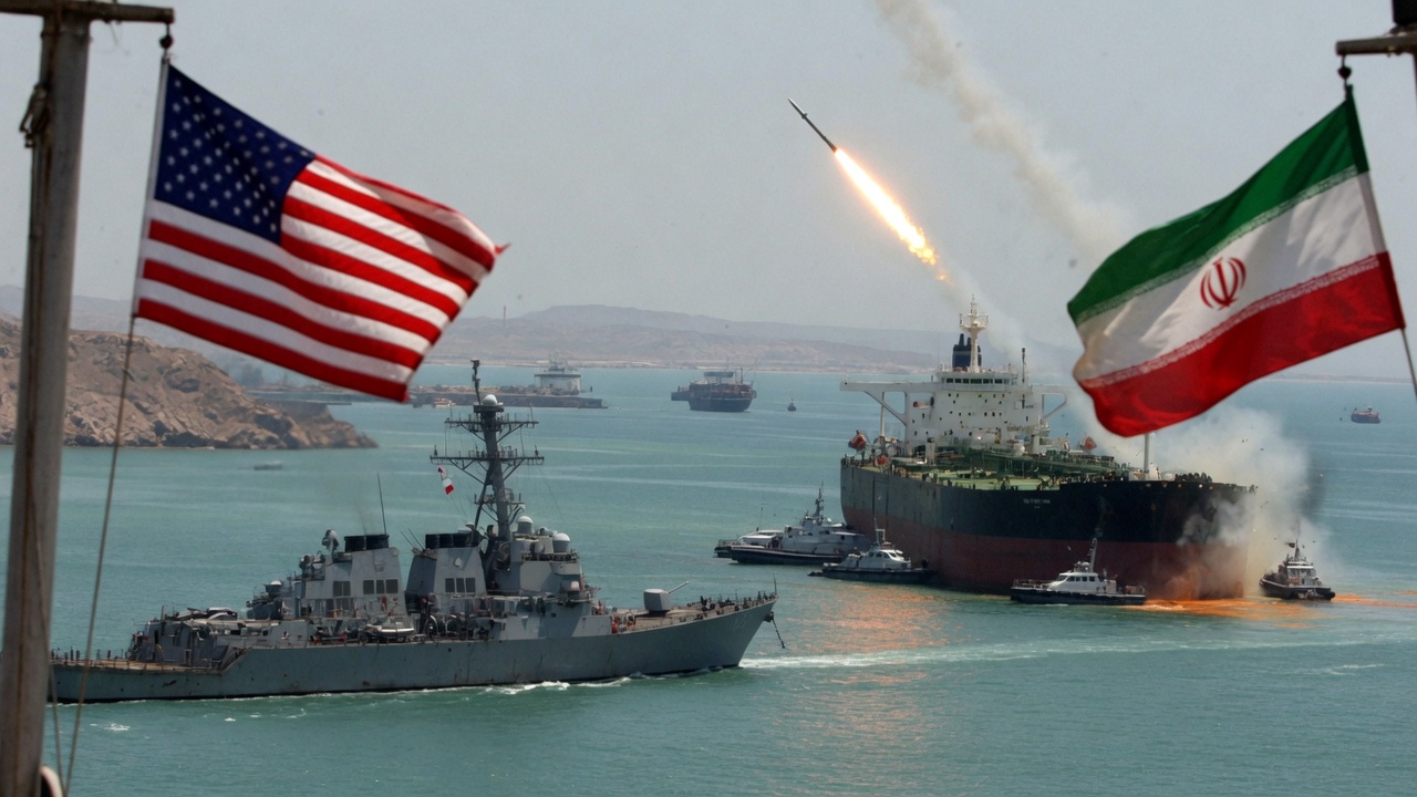US-Iran conflict escalates with military strikes and Hormuz blockade