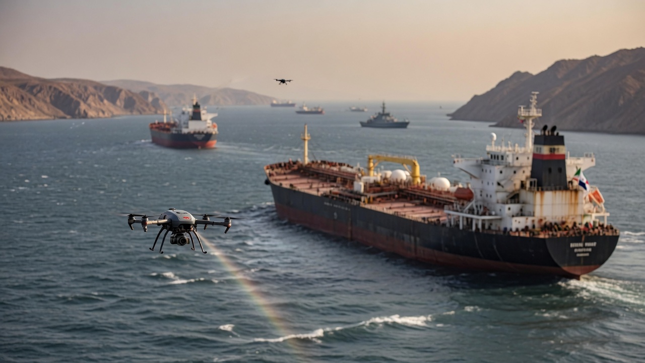 Iran stops ships in Strait of Hormuz