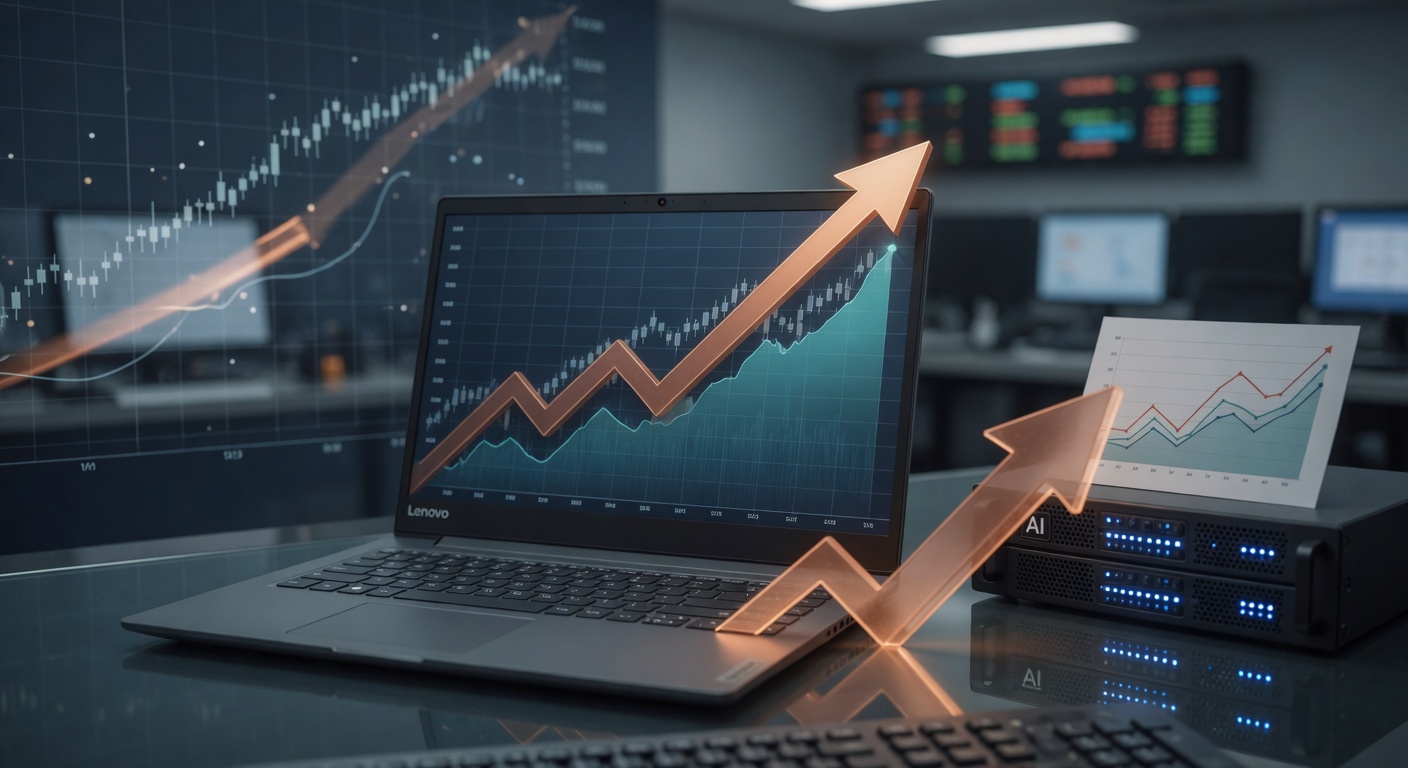 Lenovo surges to 26-year high on strong AI growth