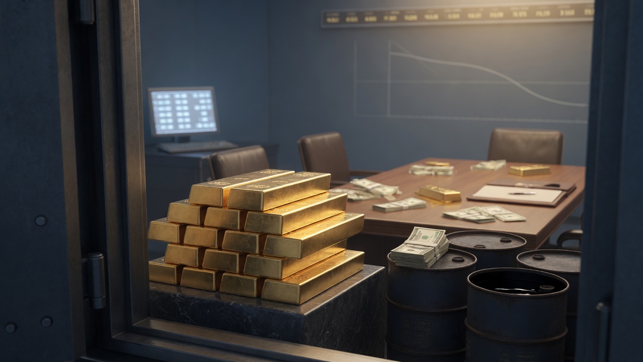 Gold Prices Rise as Oil Slumps and Dollar Weakens