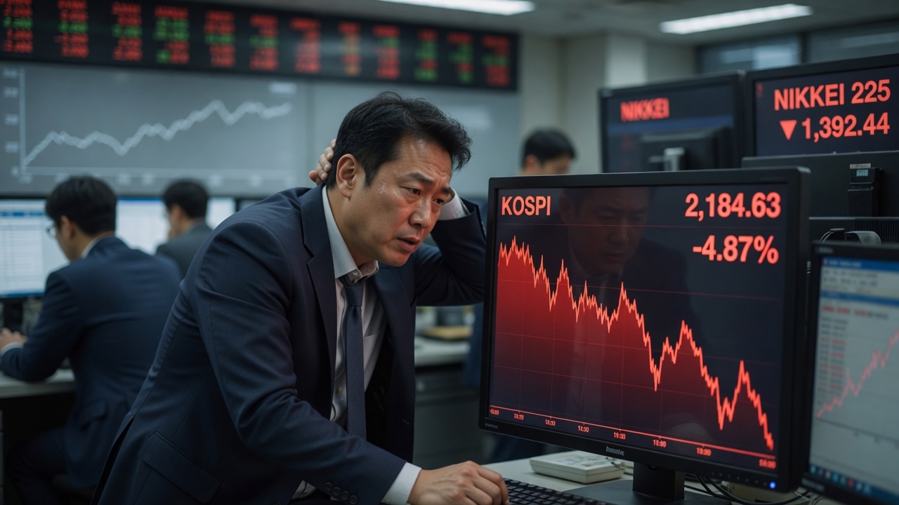 South Korea's Kospi drops over 6% in regional sell-off