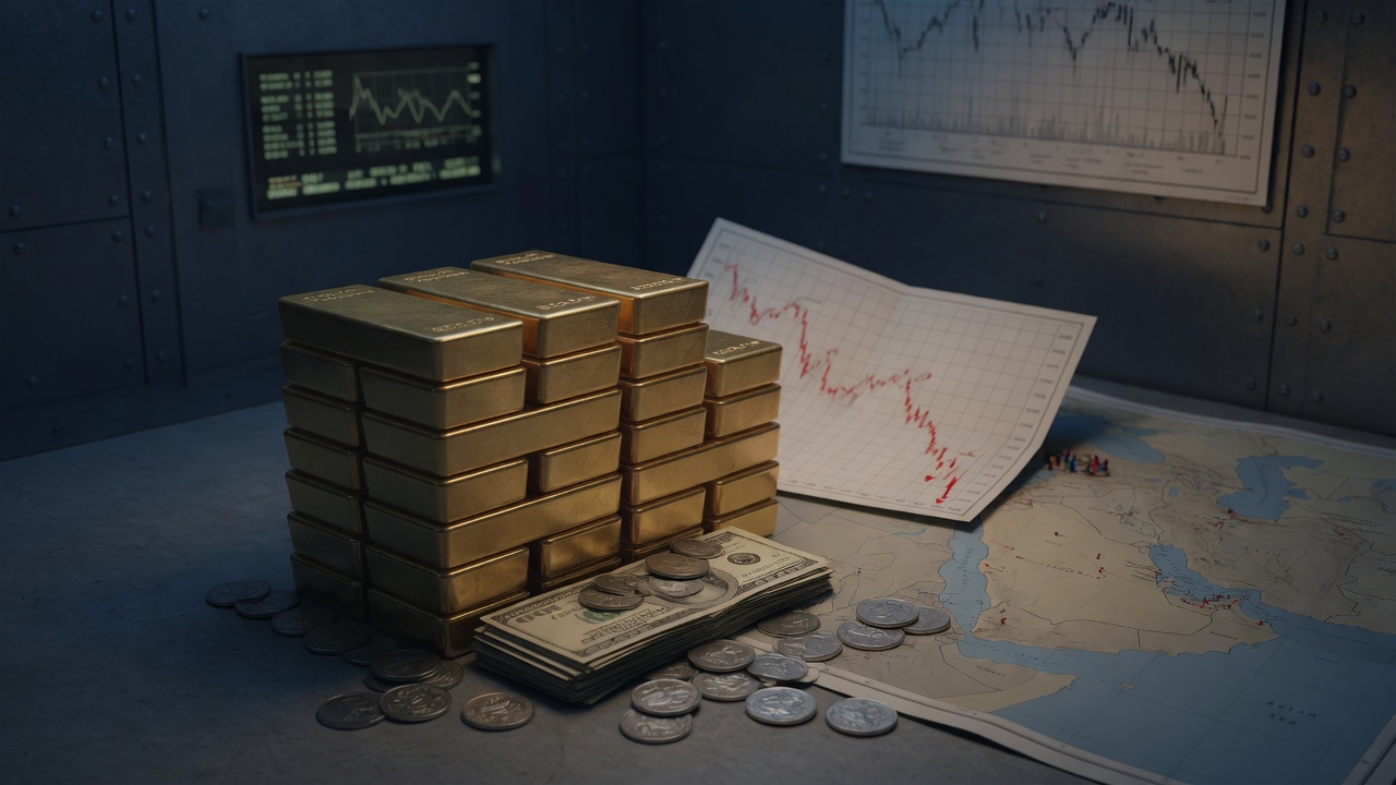 Gold Hits Six-Month Low Amid Middle East Escalation and Rate Hike Fears